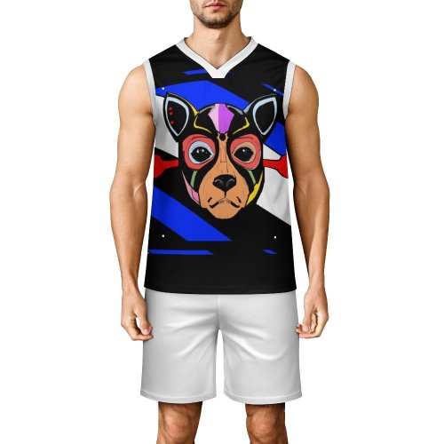 Basketball set Sleeveless Basketball Jersey Suit