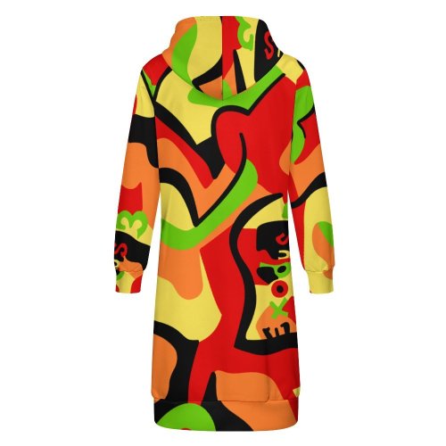 Hoodie Women's Hooded Sweatshirt Dress