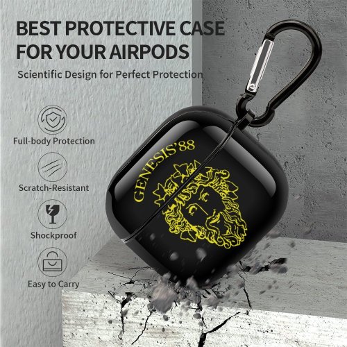 Genesis'88 Airpods 3 Cover Bluetooth Earphone Case Cover for AirPods 3