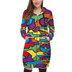 Hoodie Women's Hooded Sweatshirt Dress