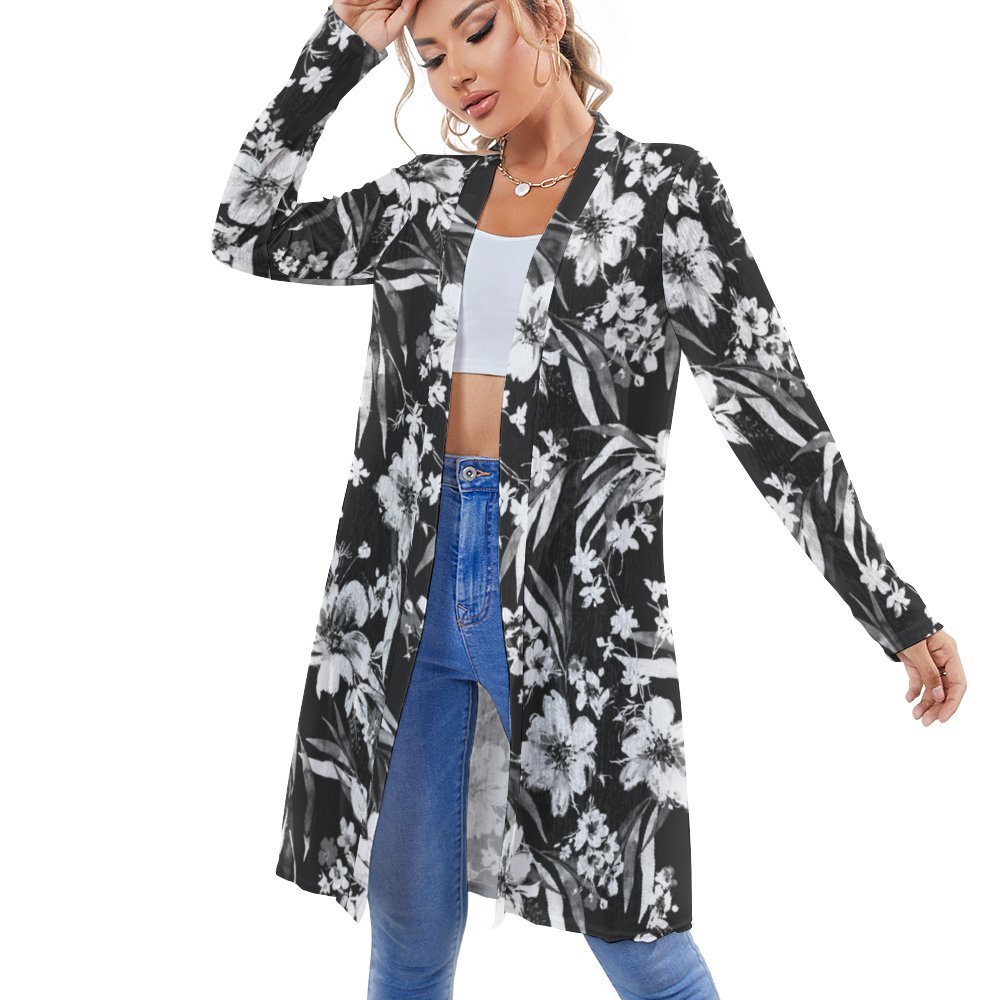 Monochrome Floral Dance