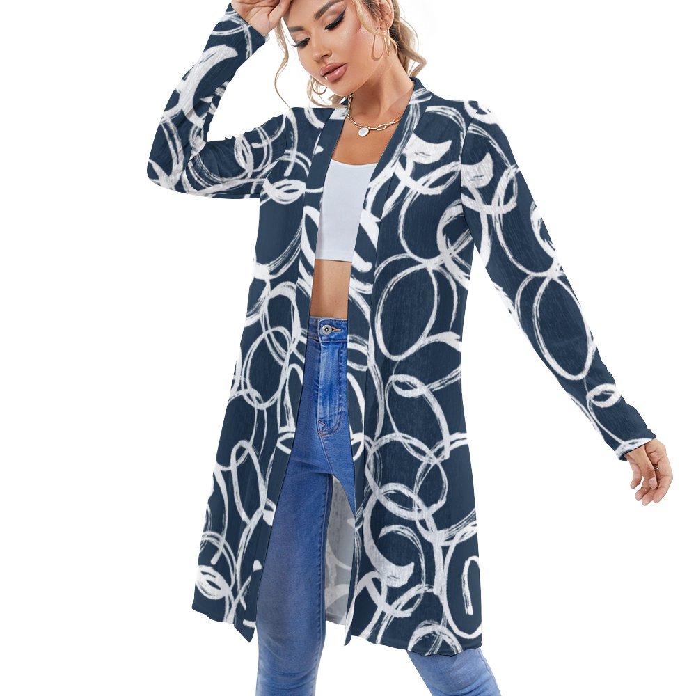 Strokes circles indigo