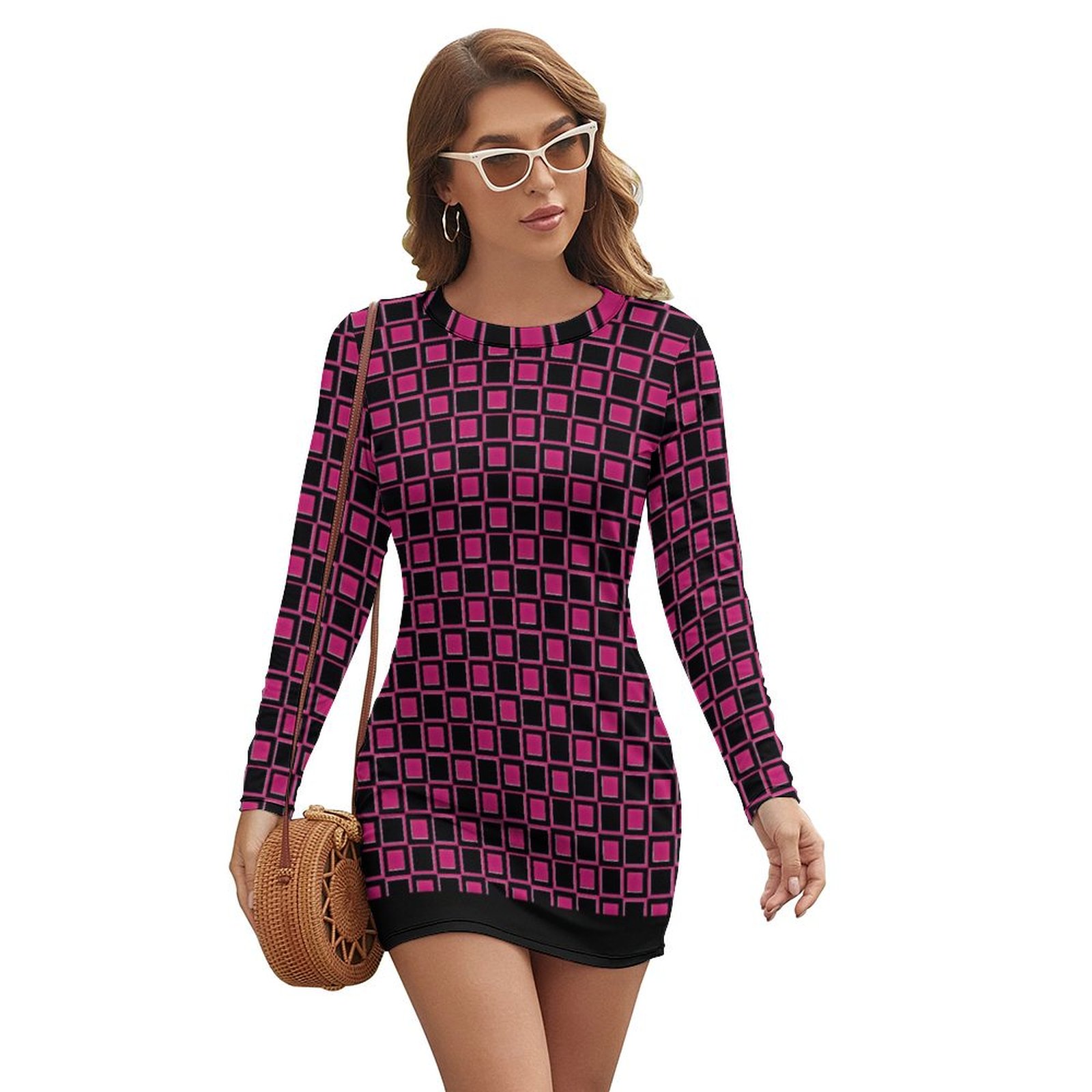 Classy Women's Long Sleeve Dress