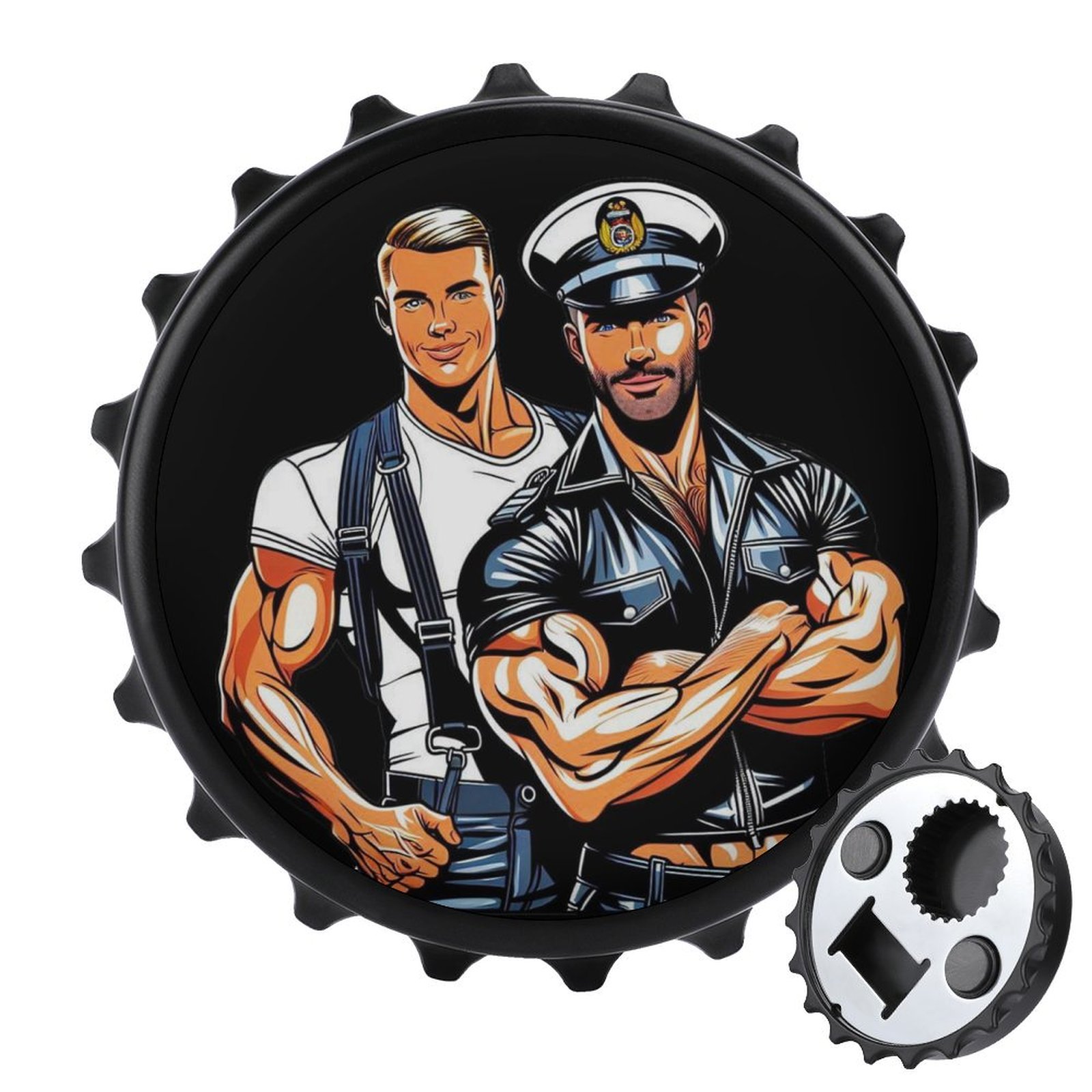 Bottle opener/fridge magnets