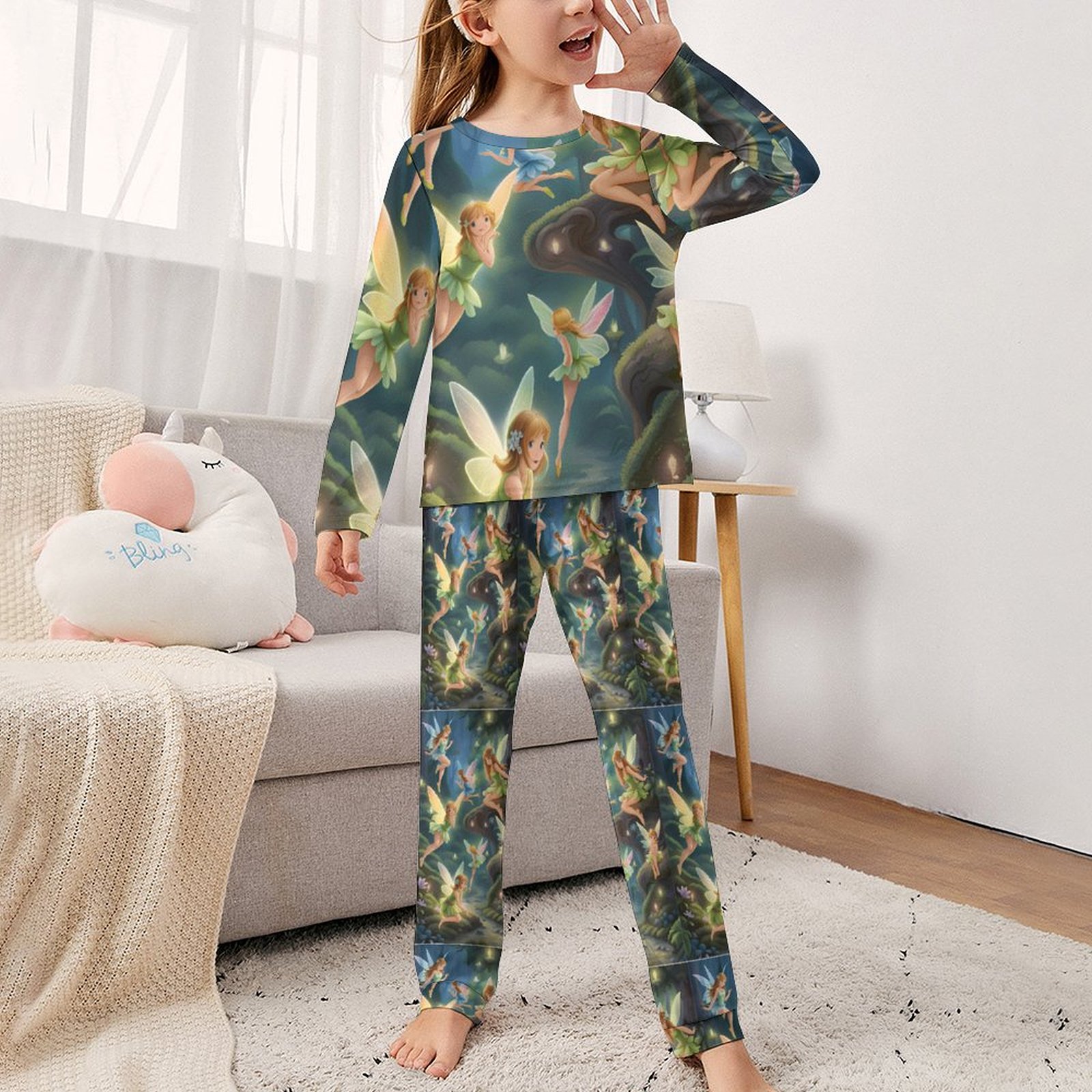 fairies 1 Girls' Pajama suit