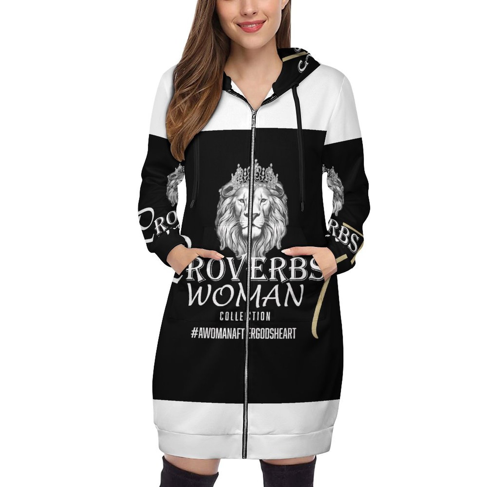 Hoodie Women's Hooded Sweatshirt Dress