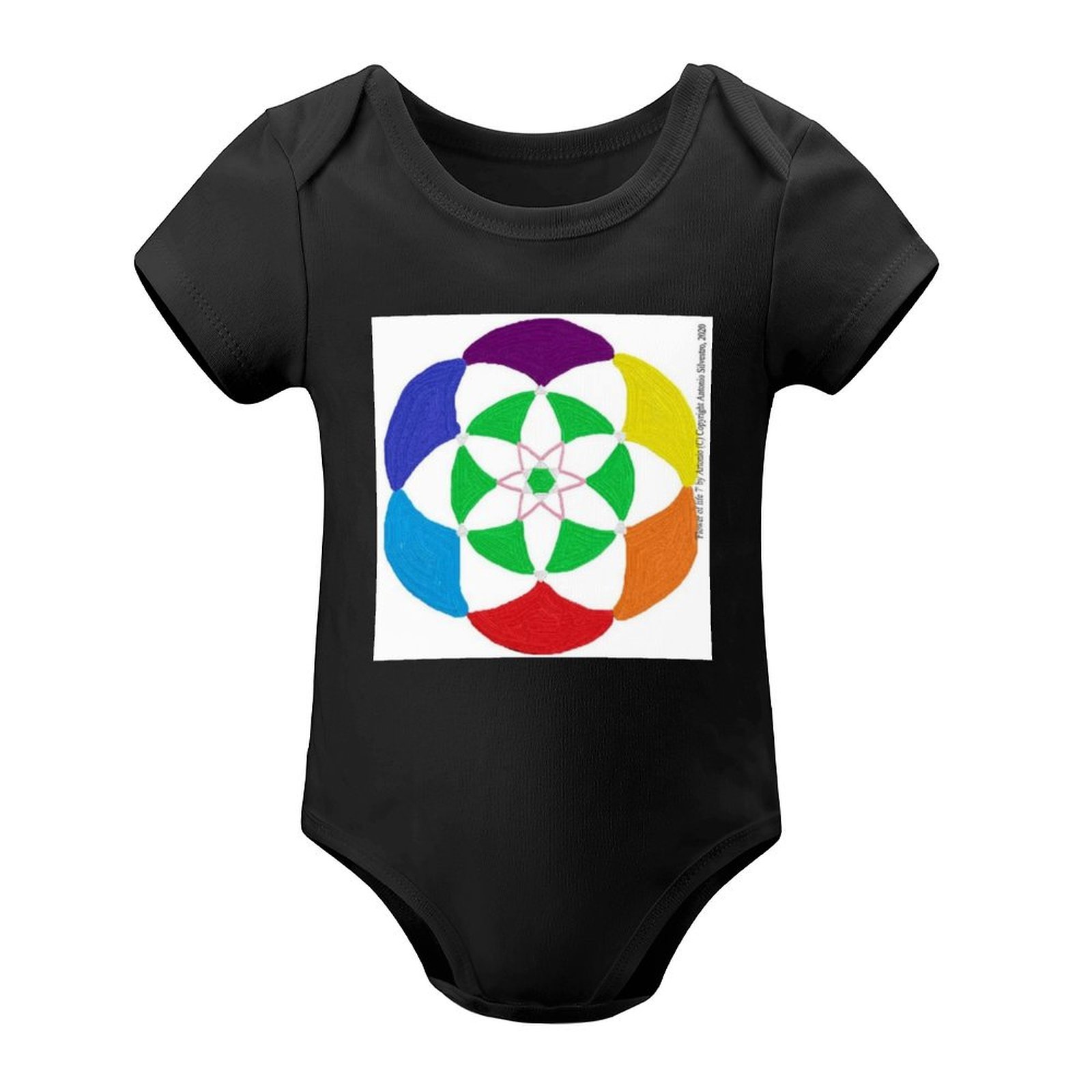 Short -Sleeve Baby's Bodysuit