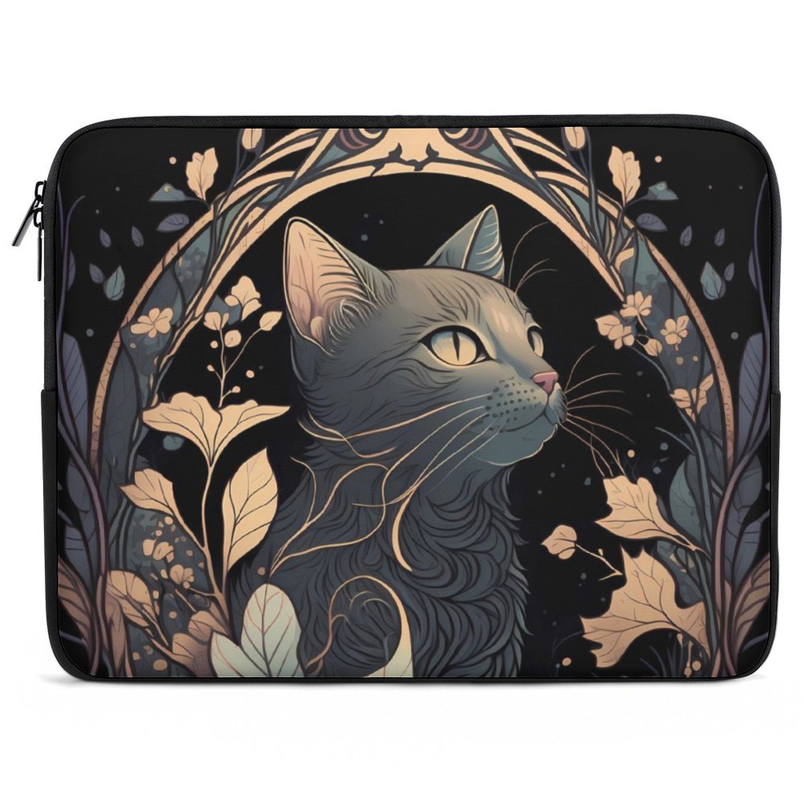 Mystic Cat Laptop Sleeve Laptop Sleeve (Multiple Sizes)