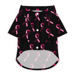 Cancer Awareness "Never Give Up" Pet Clothing Pet Shirt (LM027)