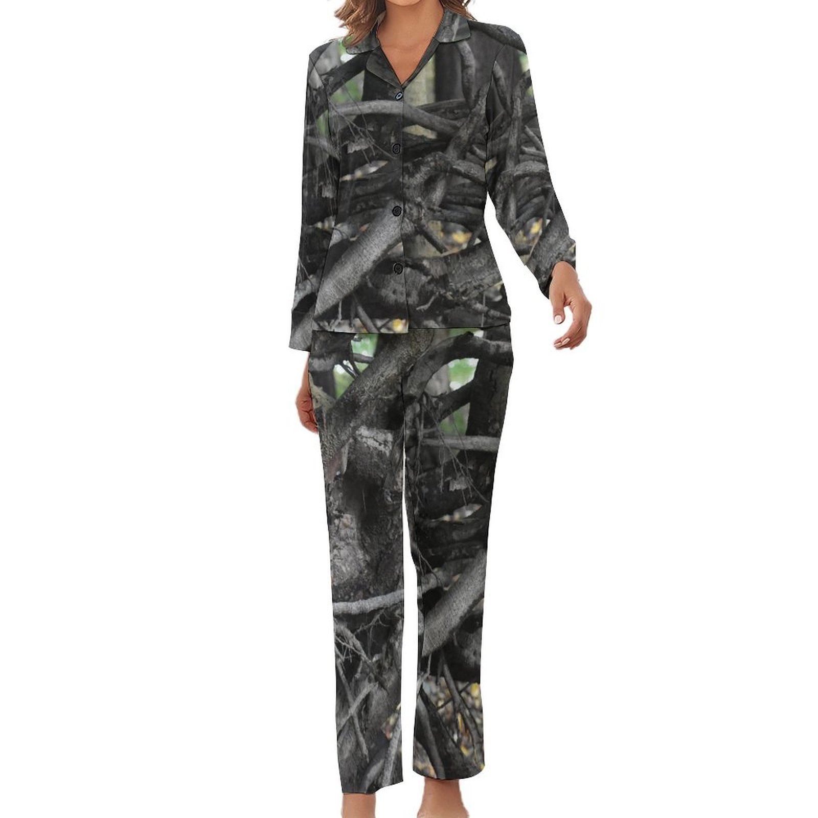 Pajamas Women's Satin Pajama Set