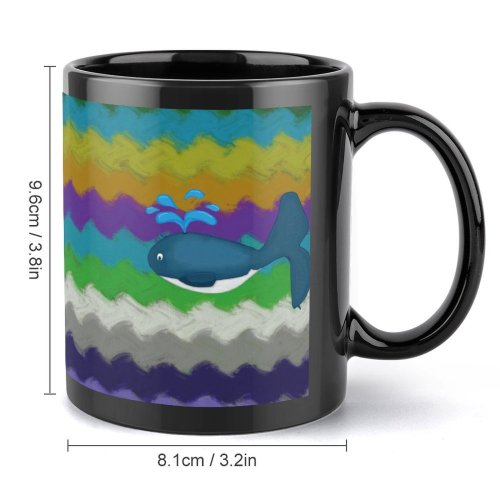 Moby Black Mug