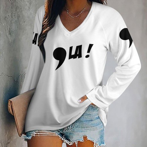 Long sleeve loose tee Women's Long Sleeve Loose Tee (TLREV2)