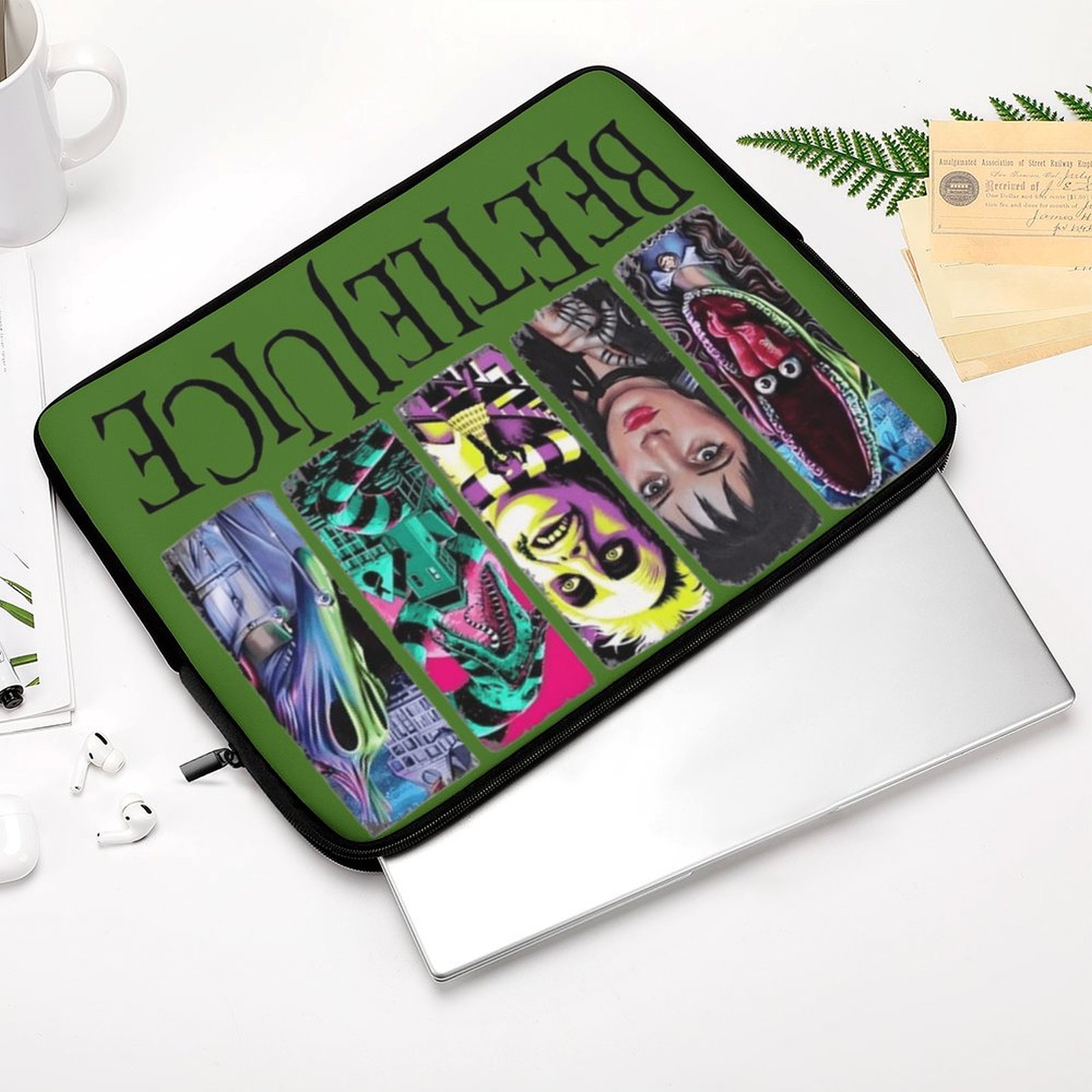 Beetlejuice Laptop Sleeve  Multi Size Laptop Sleeve (Multiple Sizes)