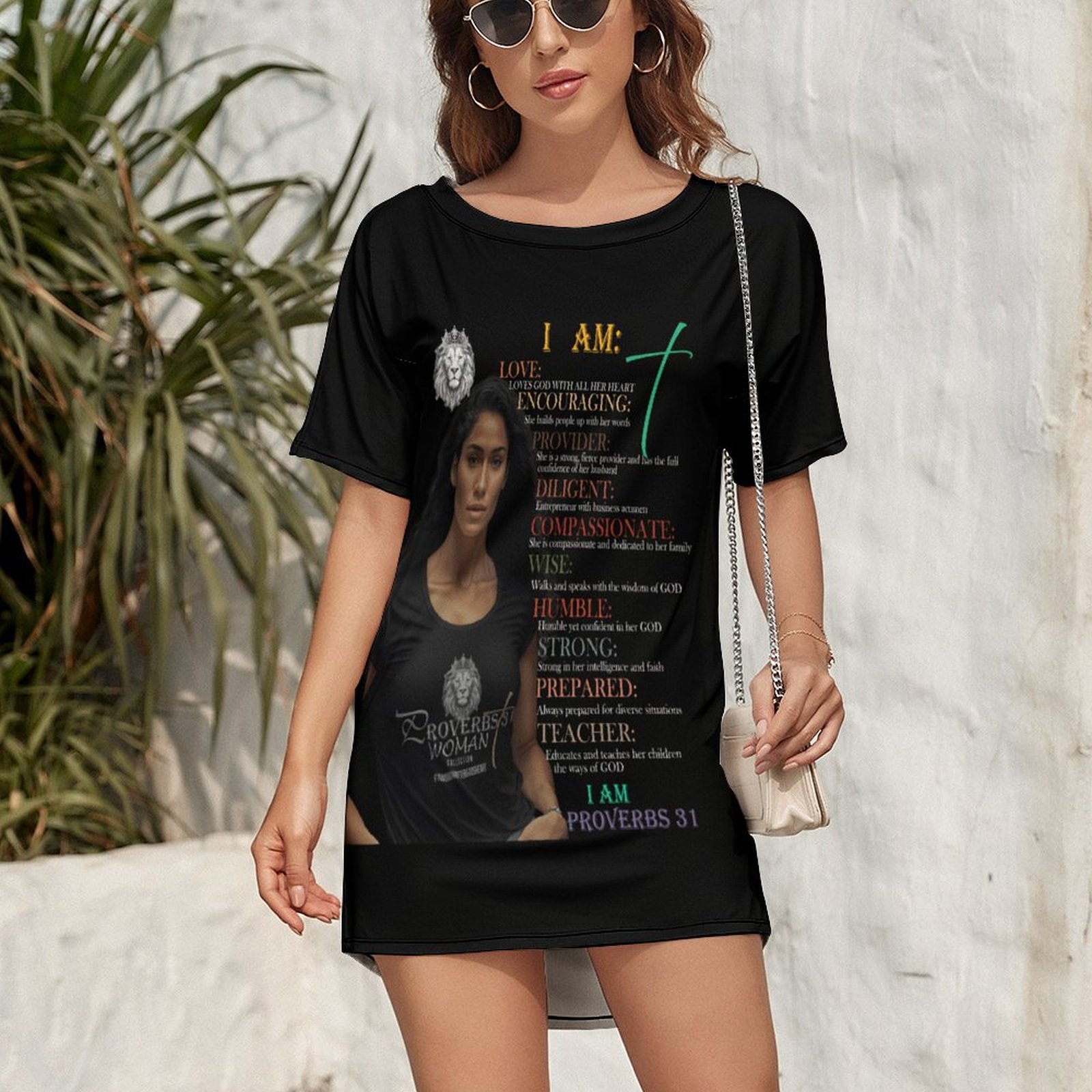 Bat sleeve loose T-shirt Dolman Short Sleeve T-Shirt