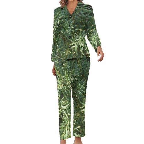 Pajamas Women's Satin Pajama Set