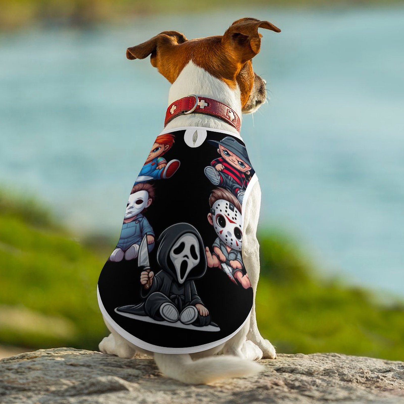 Halloween Pet Shirt Full Print Pet Vest