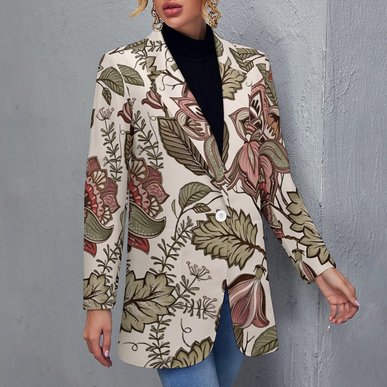 Women's casual suit All Over Print Women's Blazer