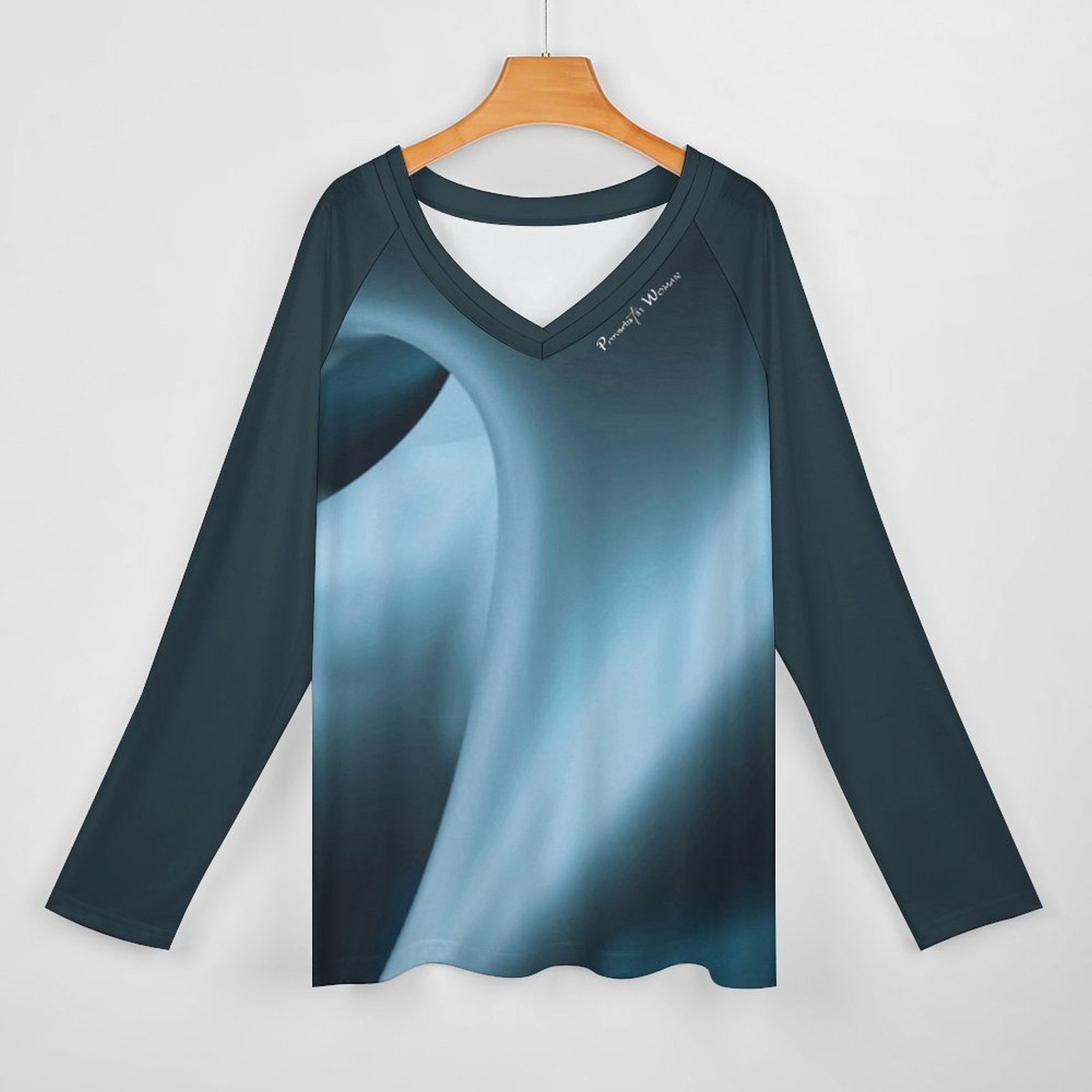 Long sleeve loose tee Women's Long Sleeve Loose Tee (TLREV2)