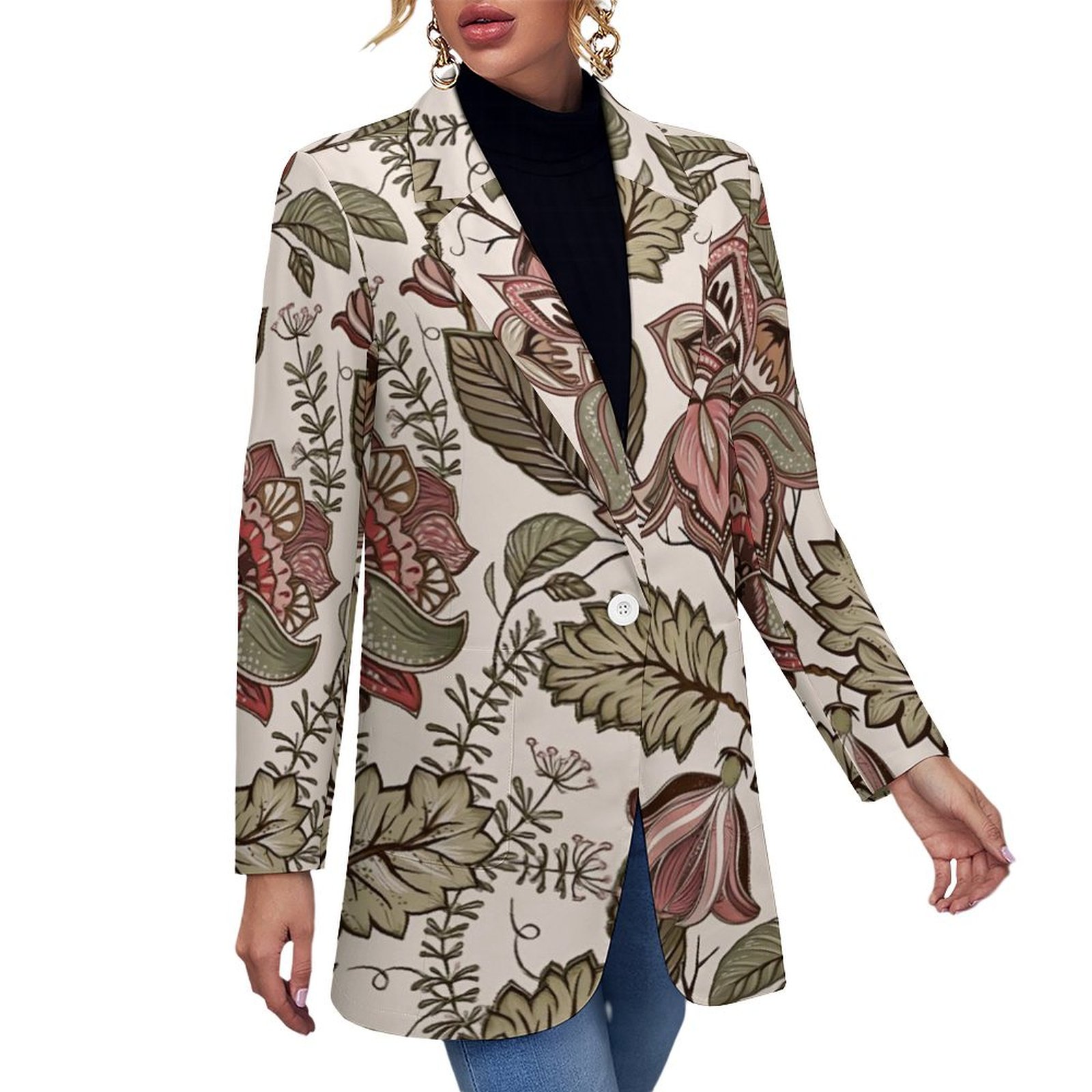 Women's casual suit All Over Print Women's Blazer