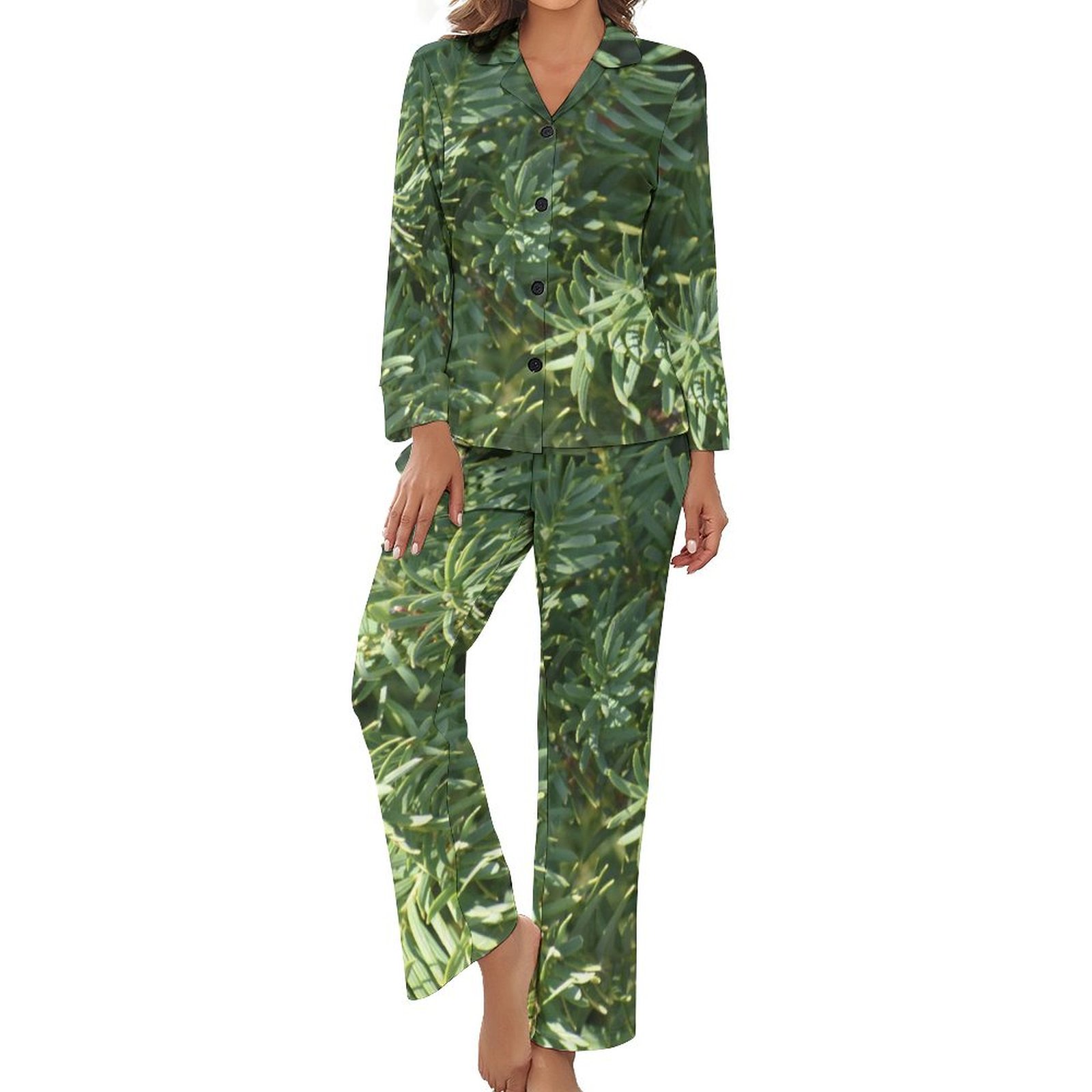 Pajamas Women's Satin Pajama Set