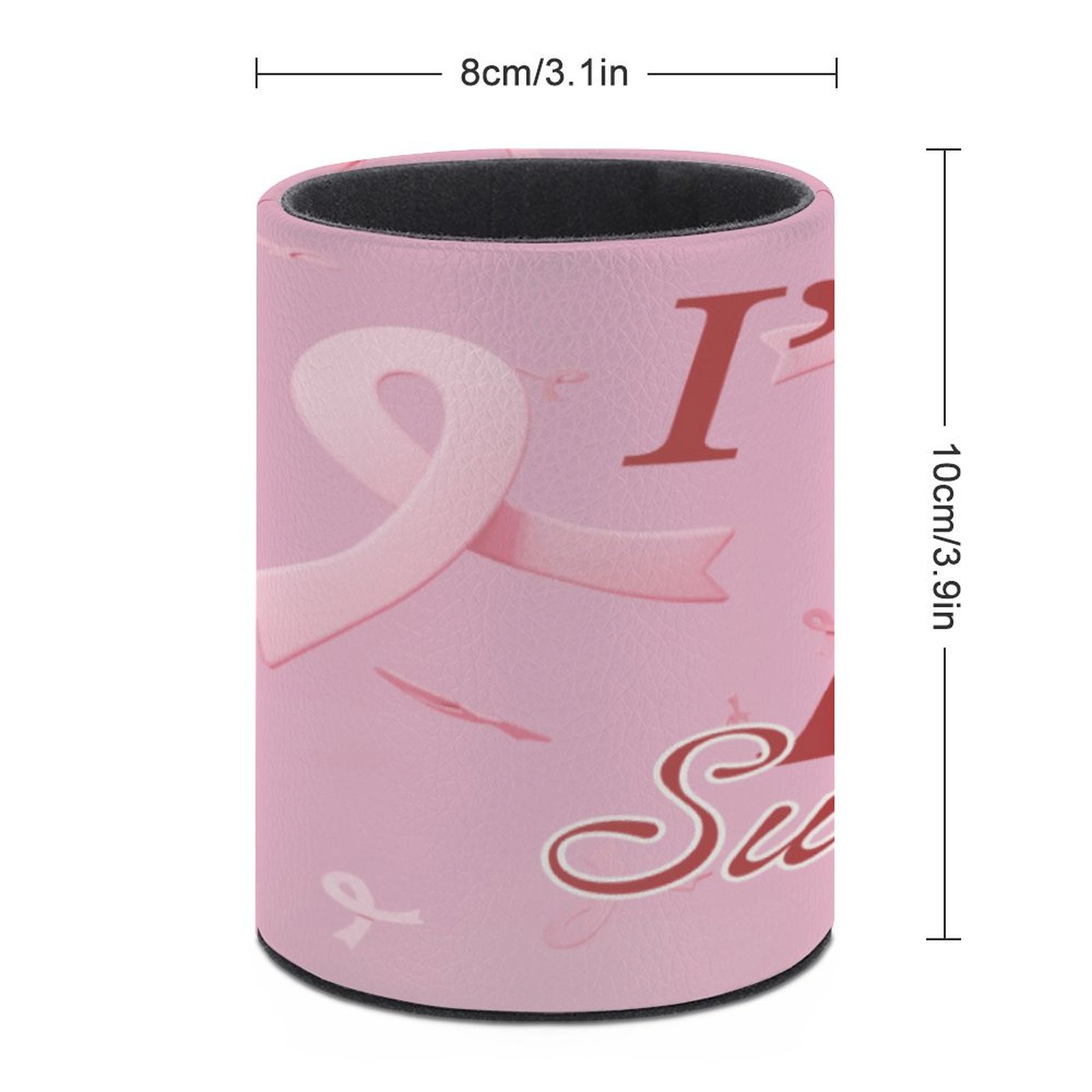 Breast Cancer Awareness Pen Holder Round Pen Holder