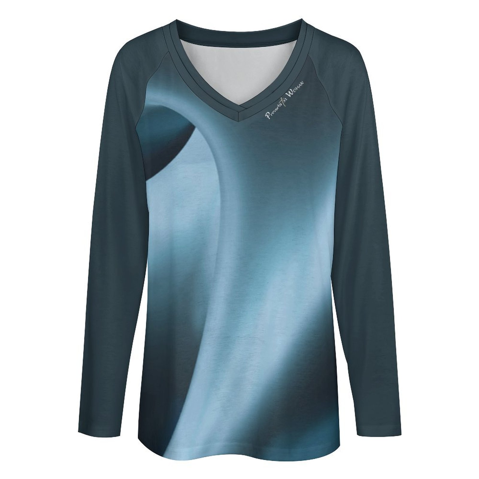 Long sleeve loose tee Women's Long Sleeve Loose Tee (TLREV2)