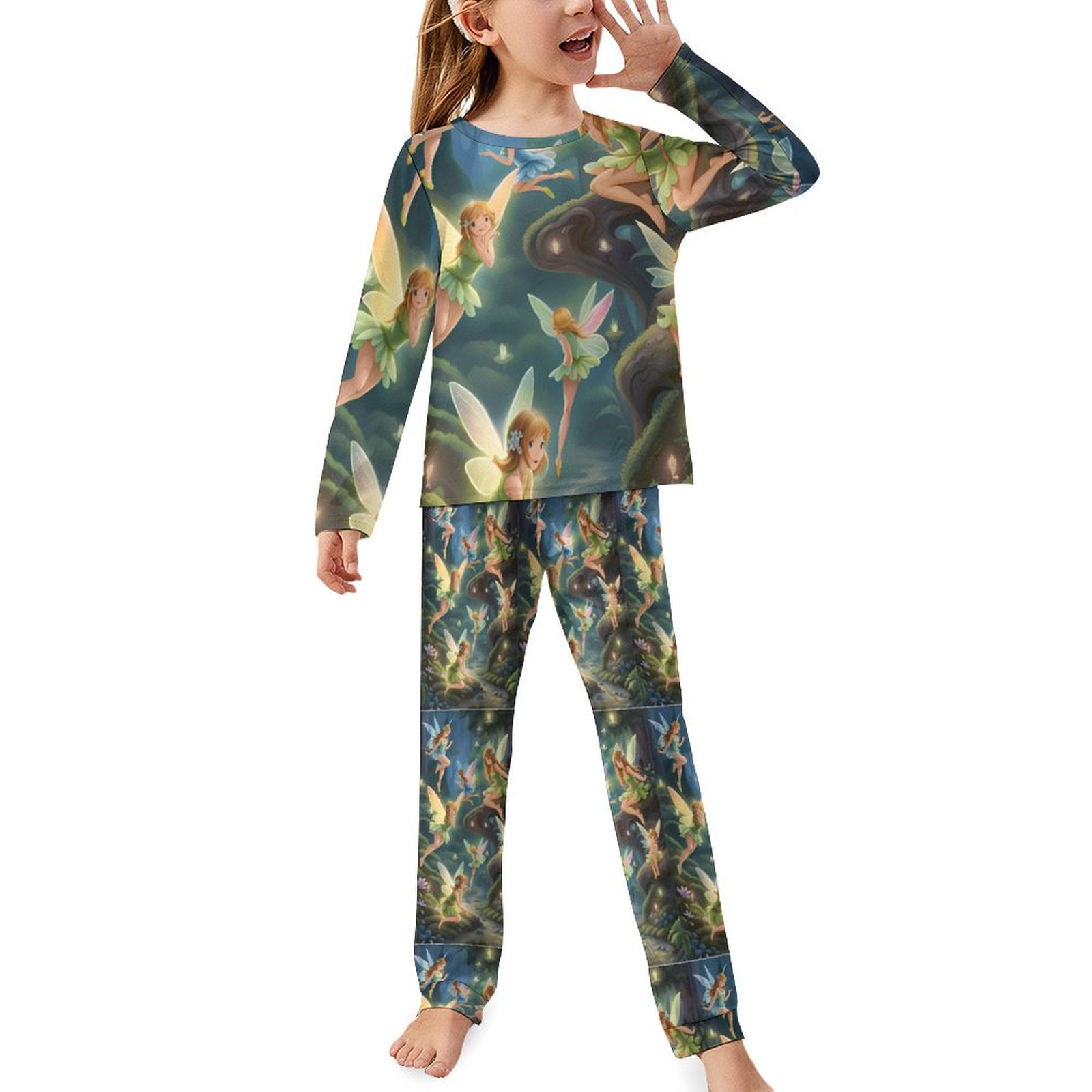 fairies 1 Girls' Pajama suit