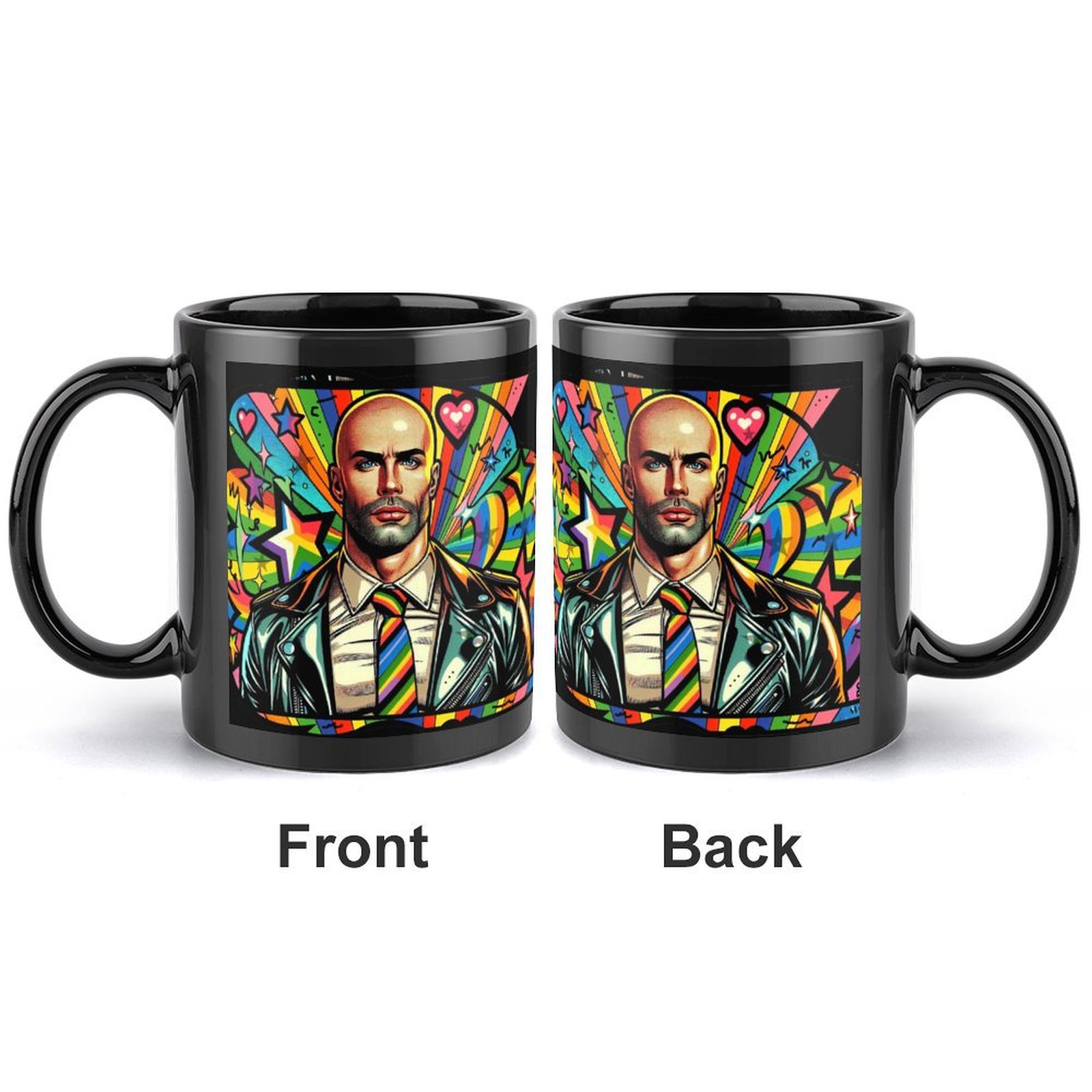 Guy with Pride Gay by Fetishworld Black Mug