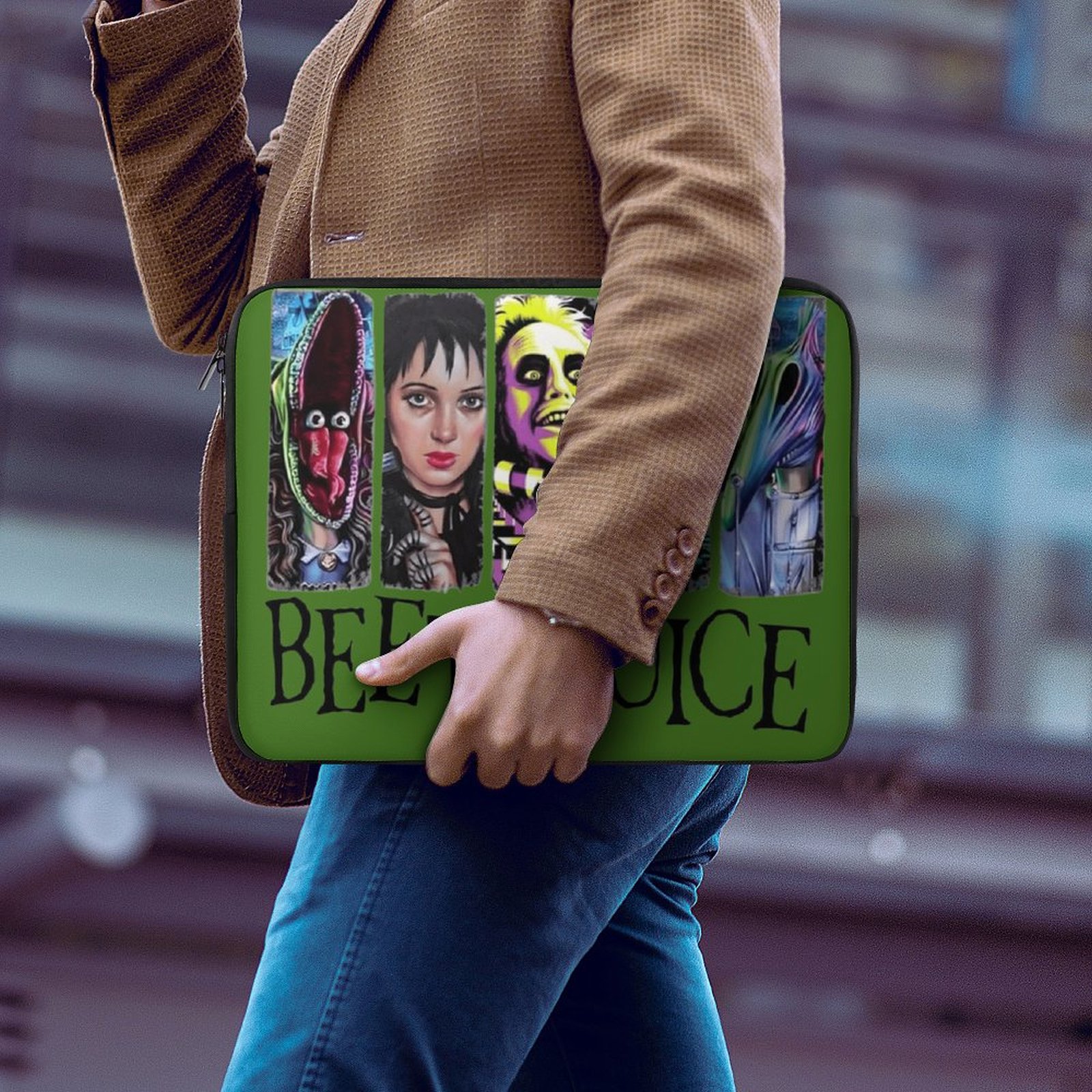 Beetlejuice Laptop Sleeve  Multi Size Laptop Sleeve (Multiple Sizes)