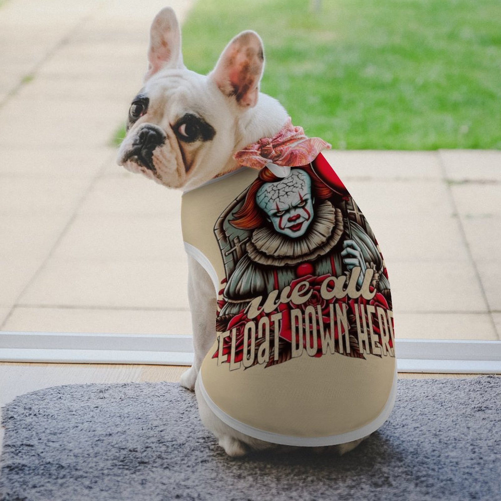 "You'll Float Too" Pet Shirt Full Print Pet Vest