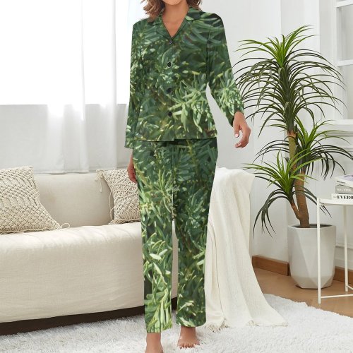 Pajamas Women's Satin Pajama Set