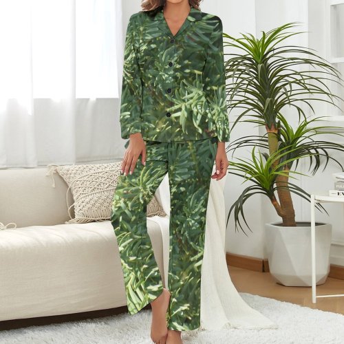 Pajamas Women's Satin Pajama Set