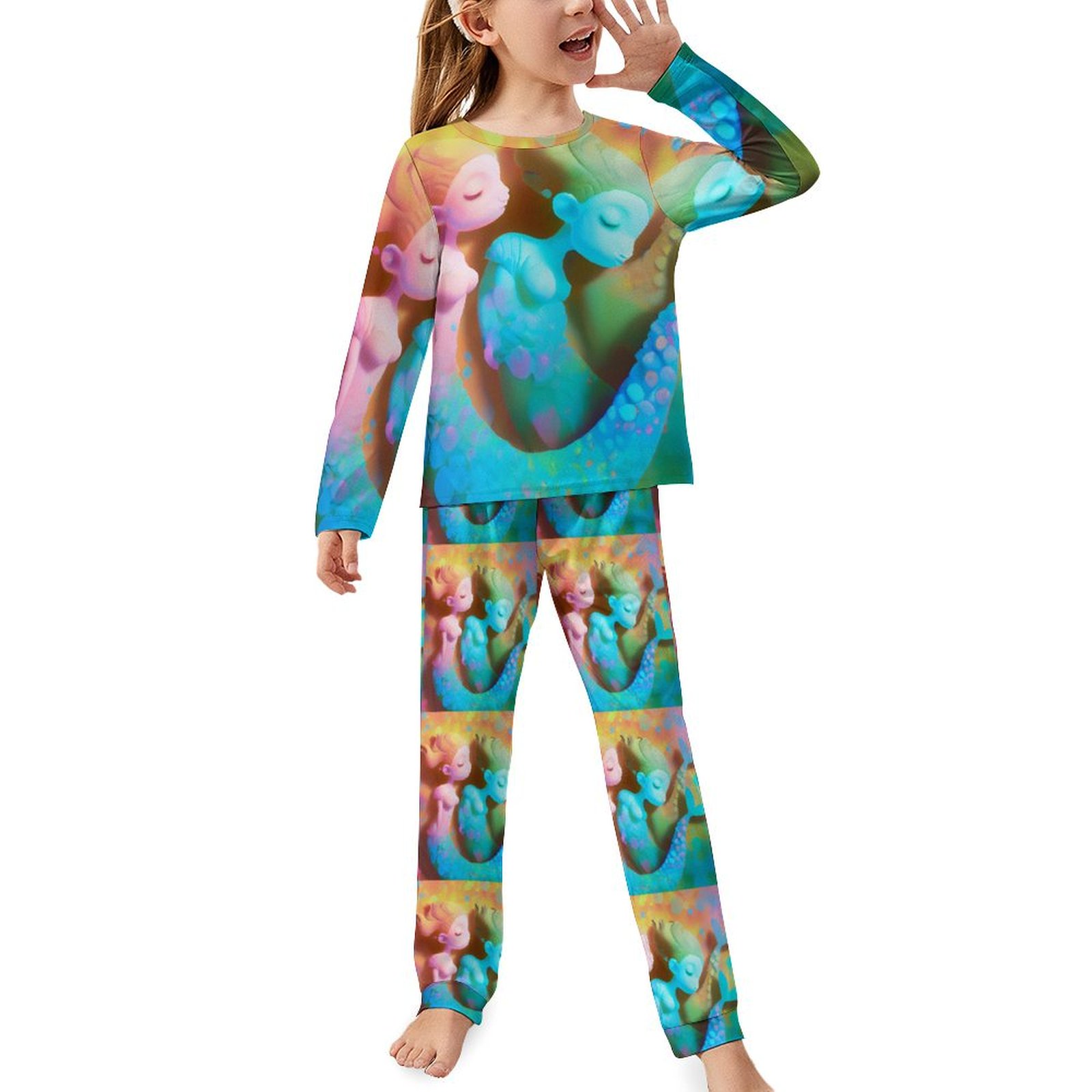 baby Mermaids Girls' Pajama suit