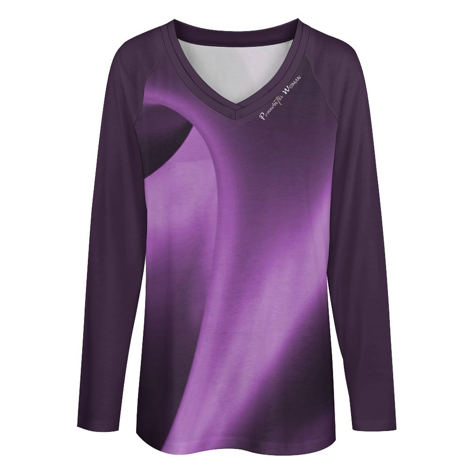 Long sleeve loose tee Women's Long Sleeve Loose Tee (TLREV2)