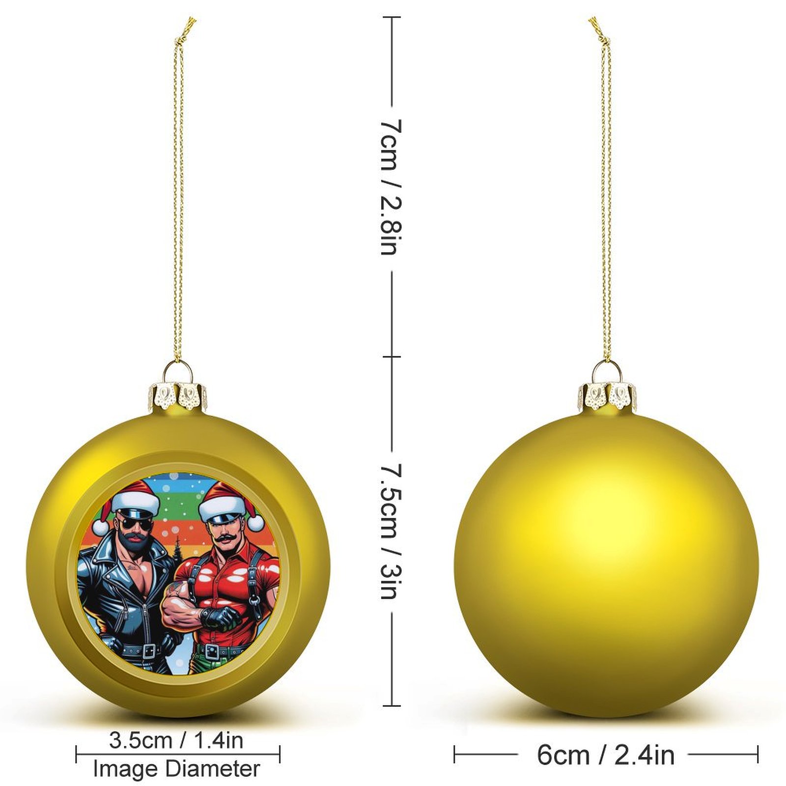 Christmast Guys by fetishworld Christmas Balls