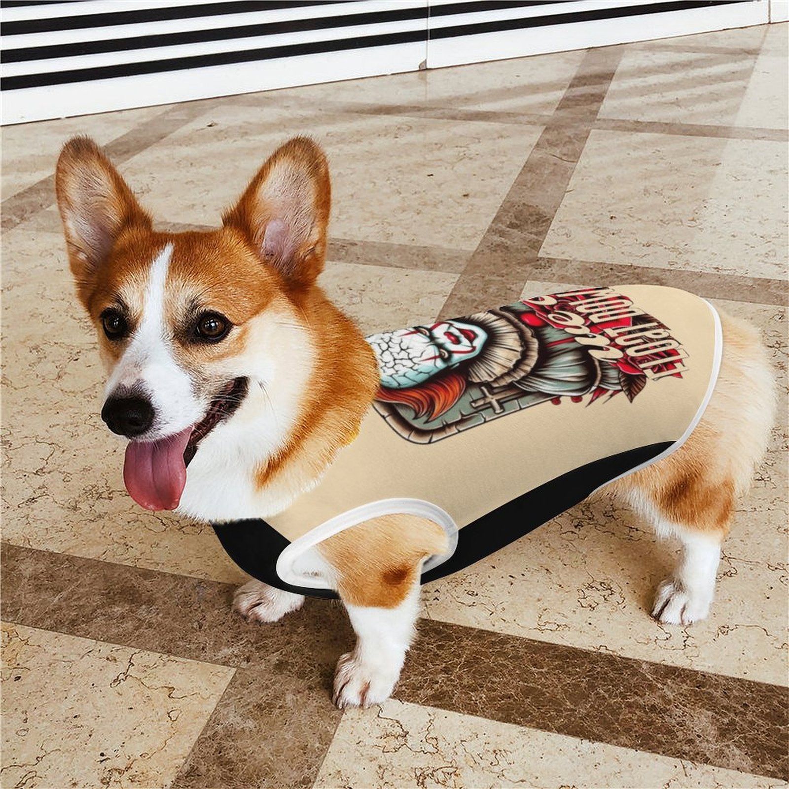 "You'll Float Too" Pet Shirt Full Print Pet Vest