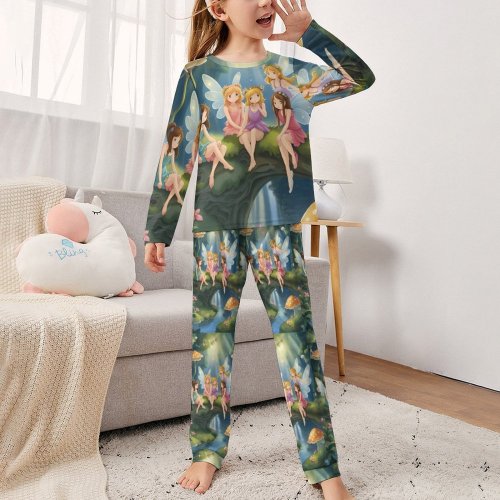 fairies 2 Girls' Pajama suit