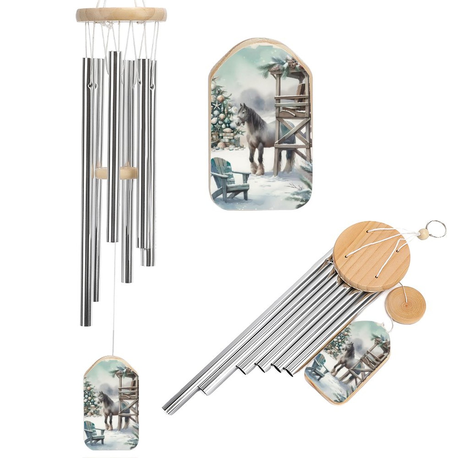 Wind Chime Equine love horse on the Coast