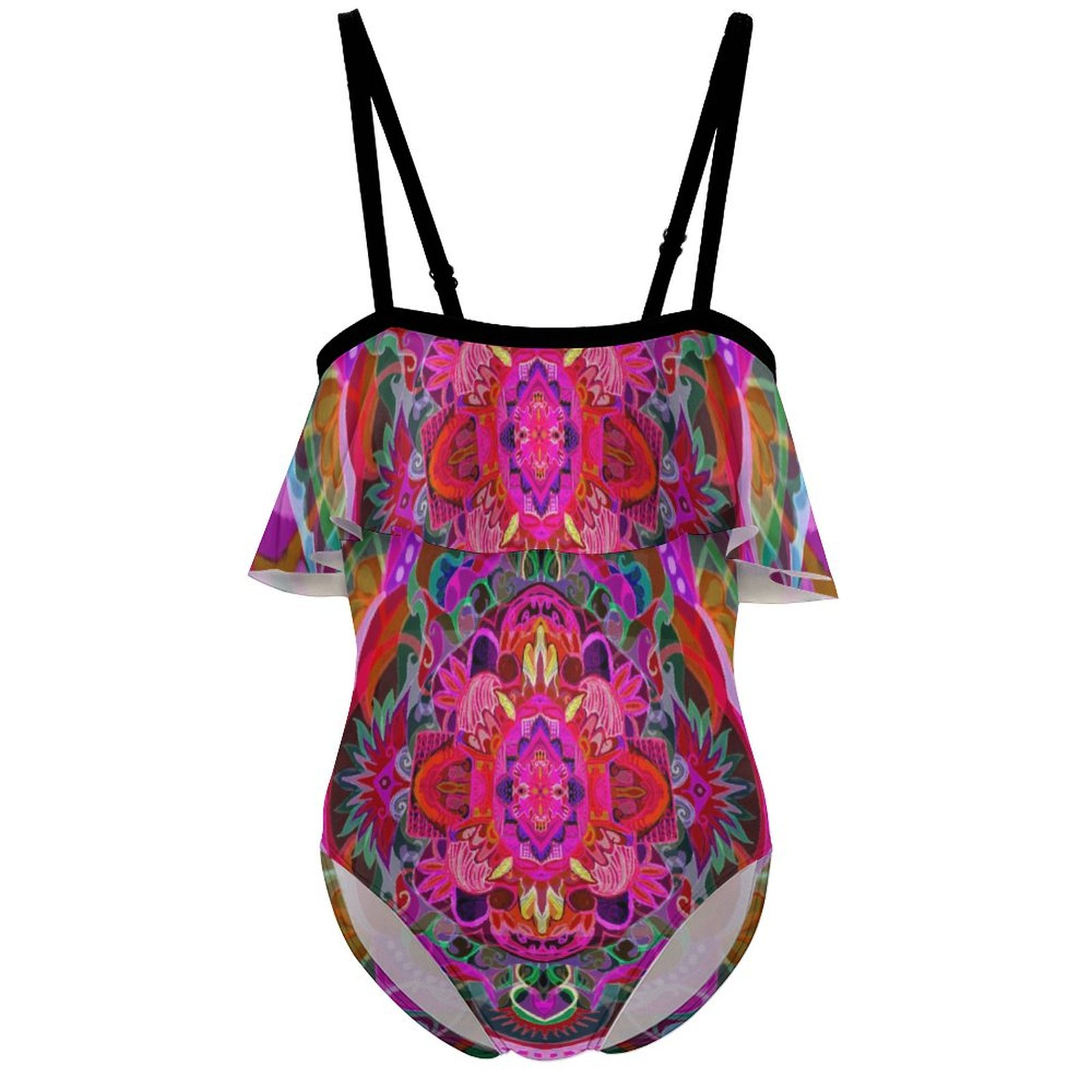 Children's Off-shoulder Swimsuit