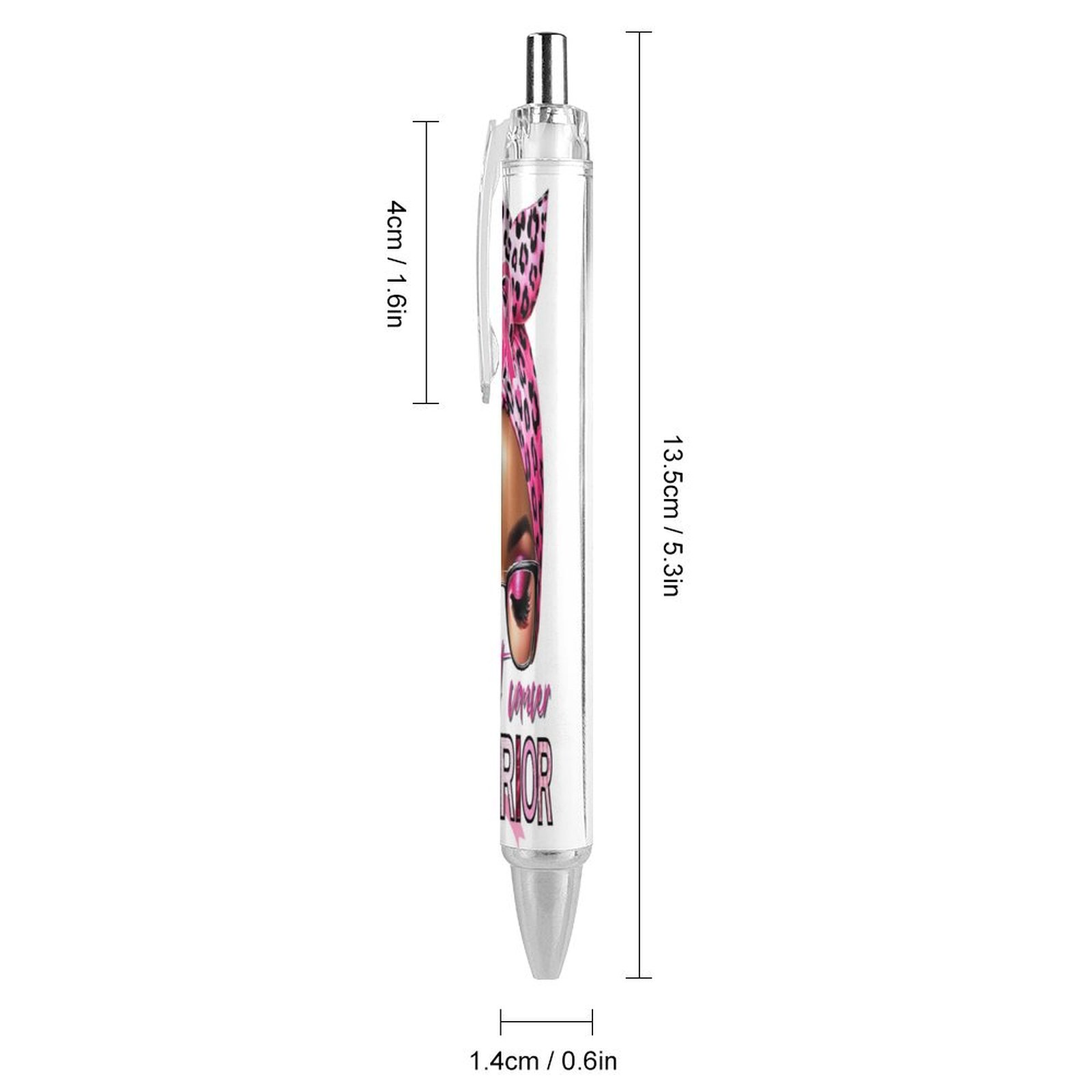 Custom Breast Cancer Warrior Ball Pen