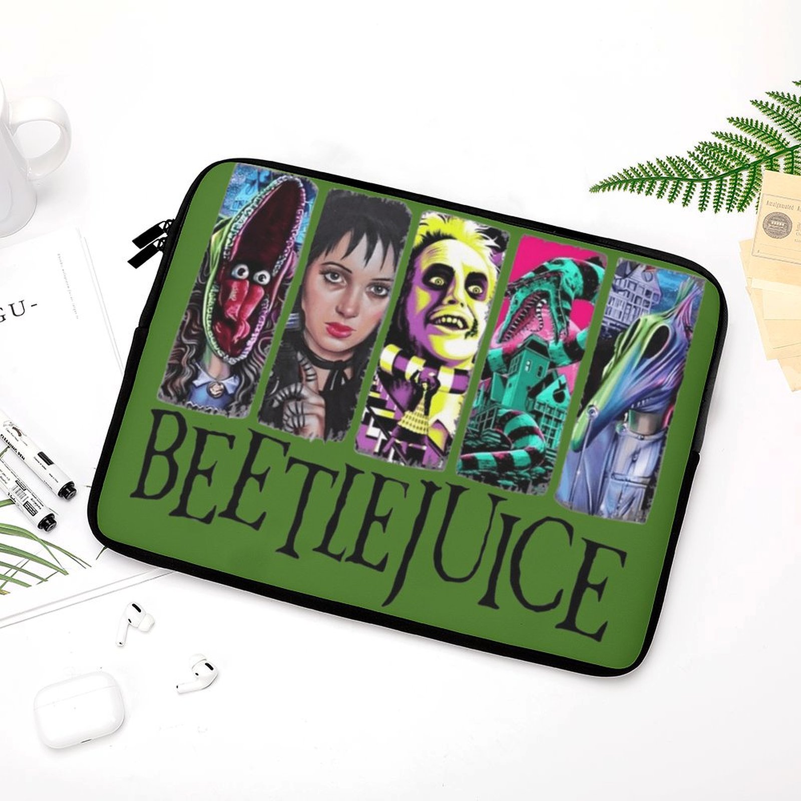 Beetlejuice Laptop Sleeve  Multi Size Laptop Sleeve (Multiple Sizes)