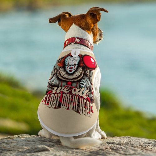 "You'll Float Too" Pet Shirt Full Print Pet Vest