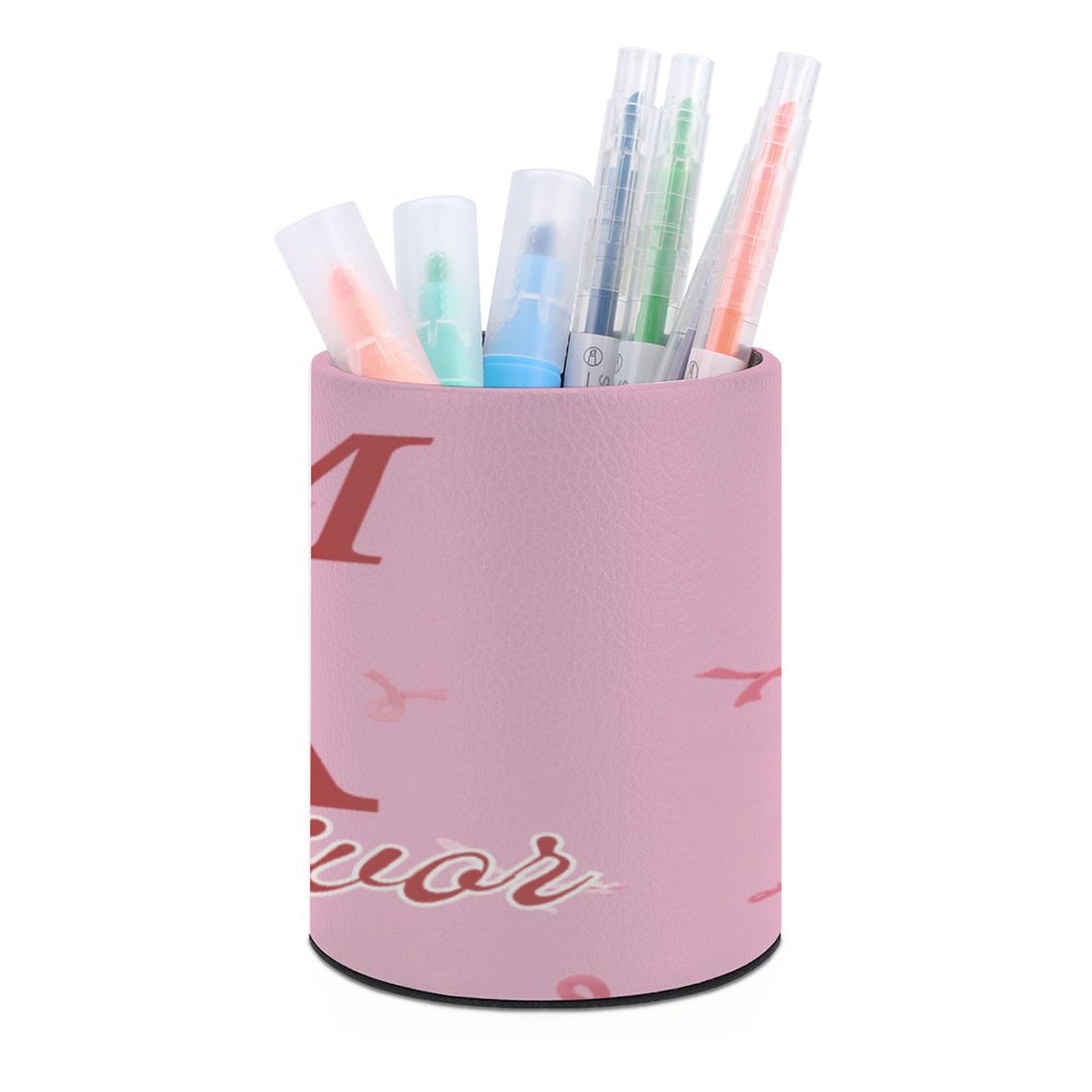 Breast Cancer Awareness Pen Holder Round Pen Holder