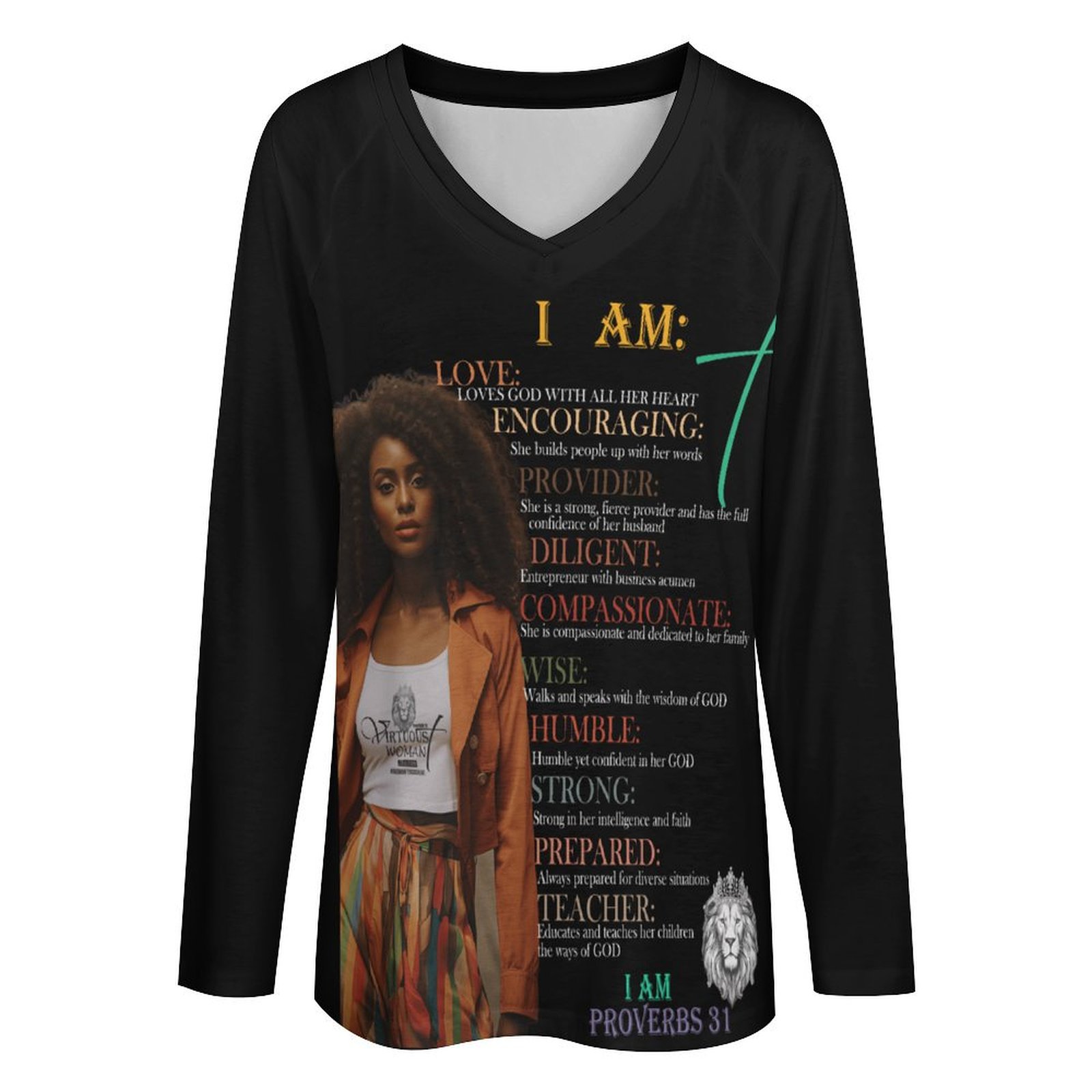 Long sleeve loose tee Women's Long Sleeve Loose Tee (TLREV2)