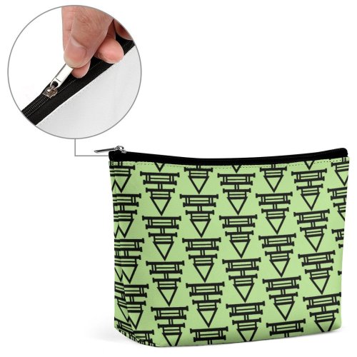 minimalistic black tribal arrows 2 Portable Cosmetic Bag