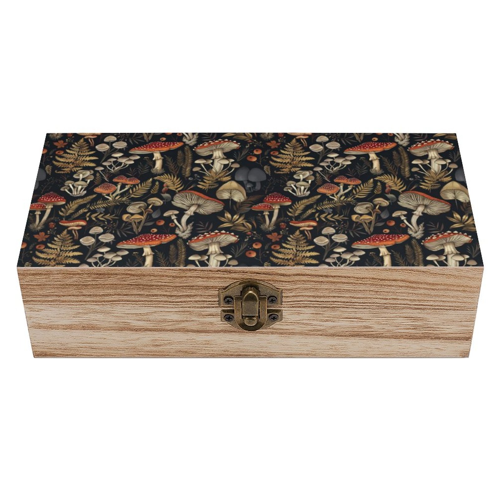 Mushrooms Wooden Box