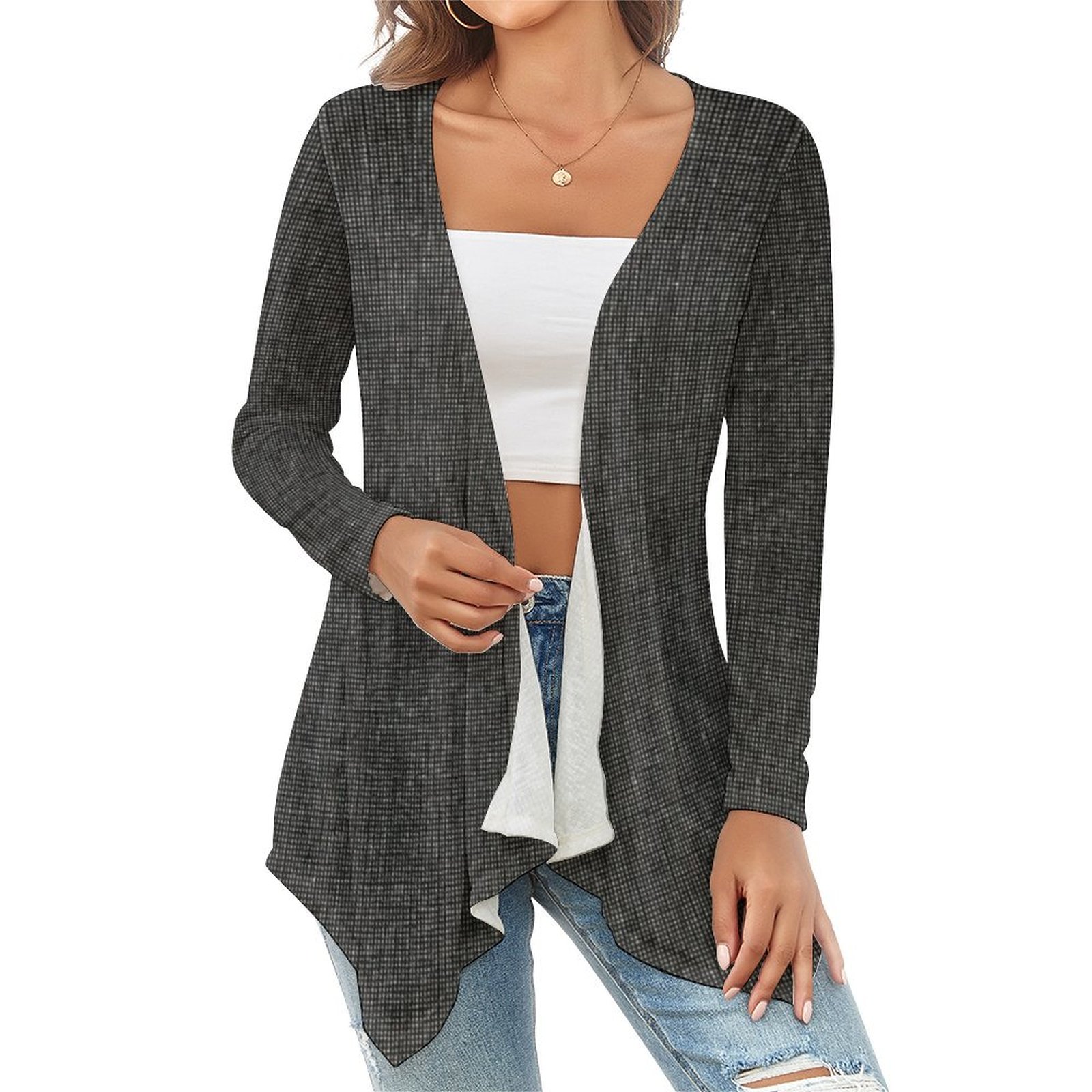 Women's knitted cardigan