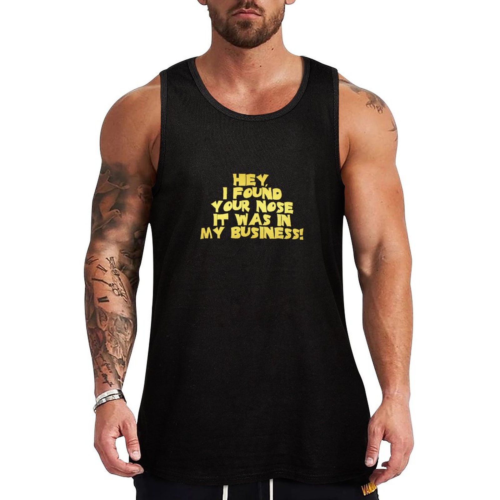 Your Nose in My Business Sarcastic JokeTank Top