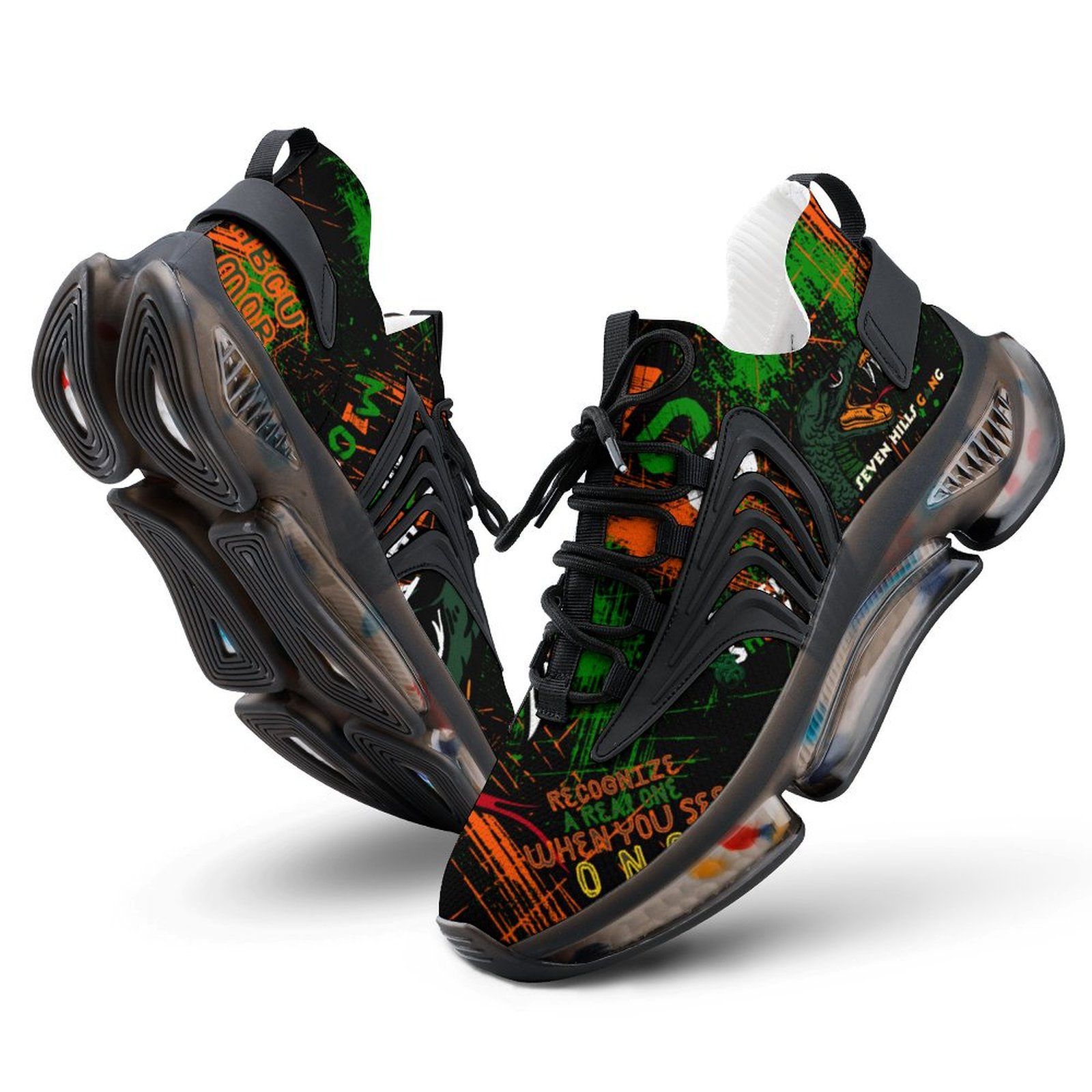 Elastic running shoes