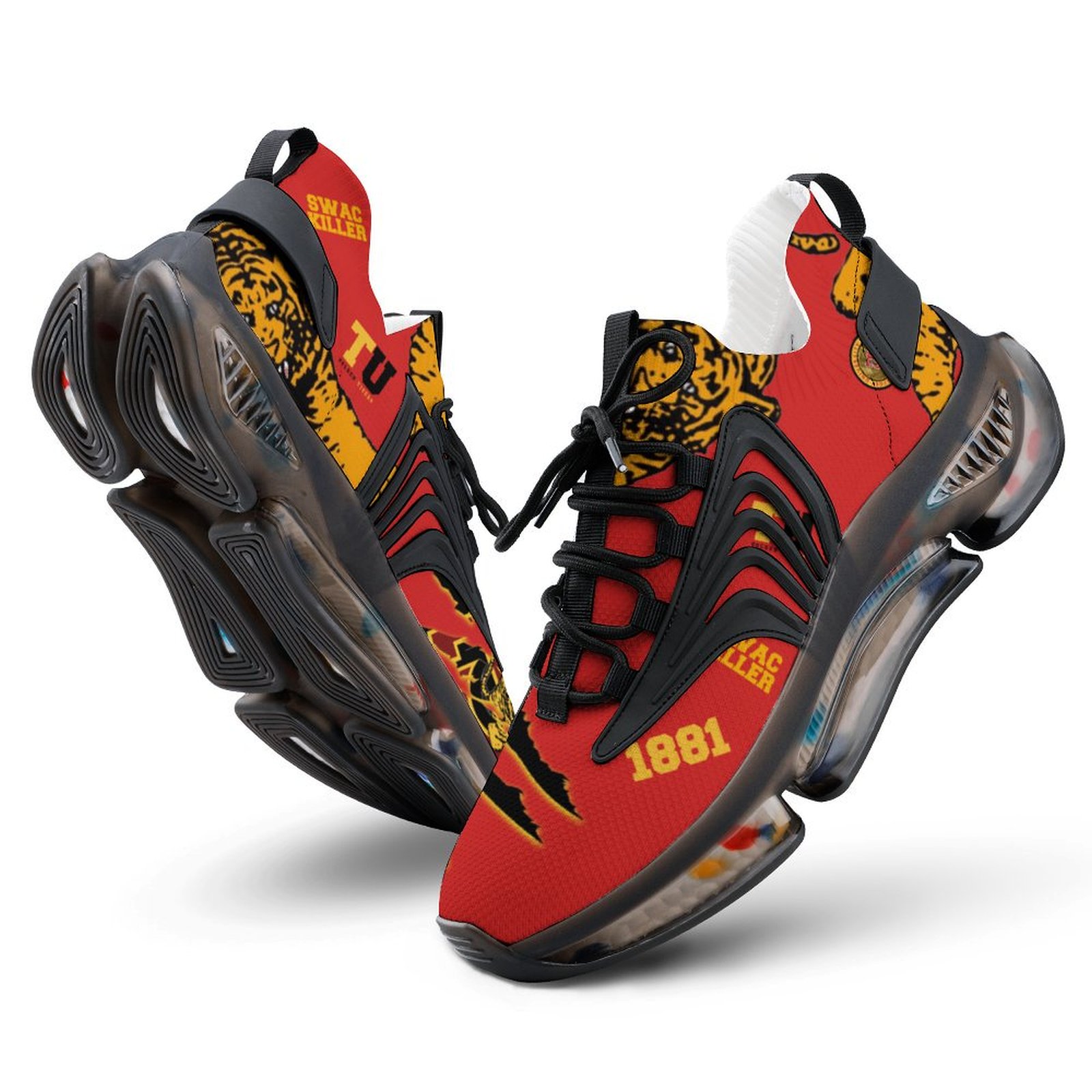 Elastic running shoes